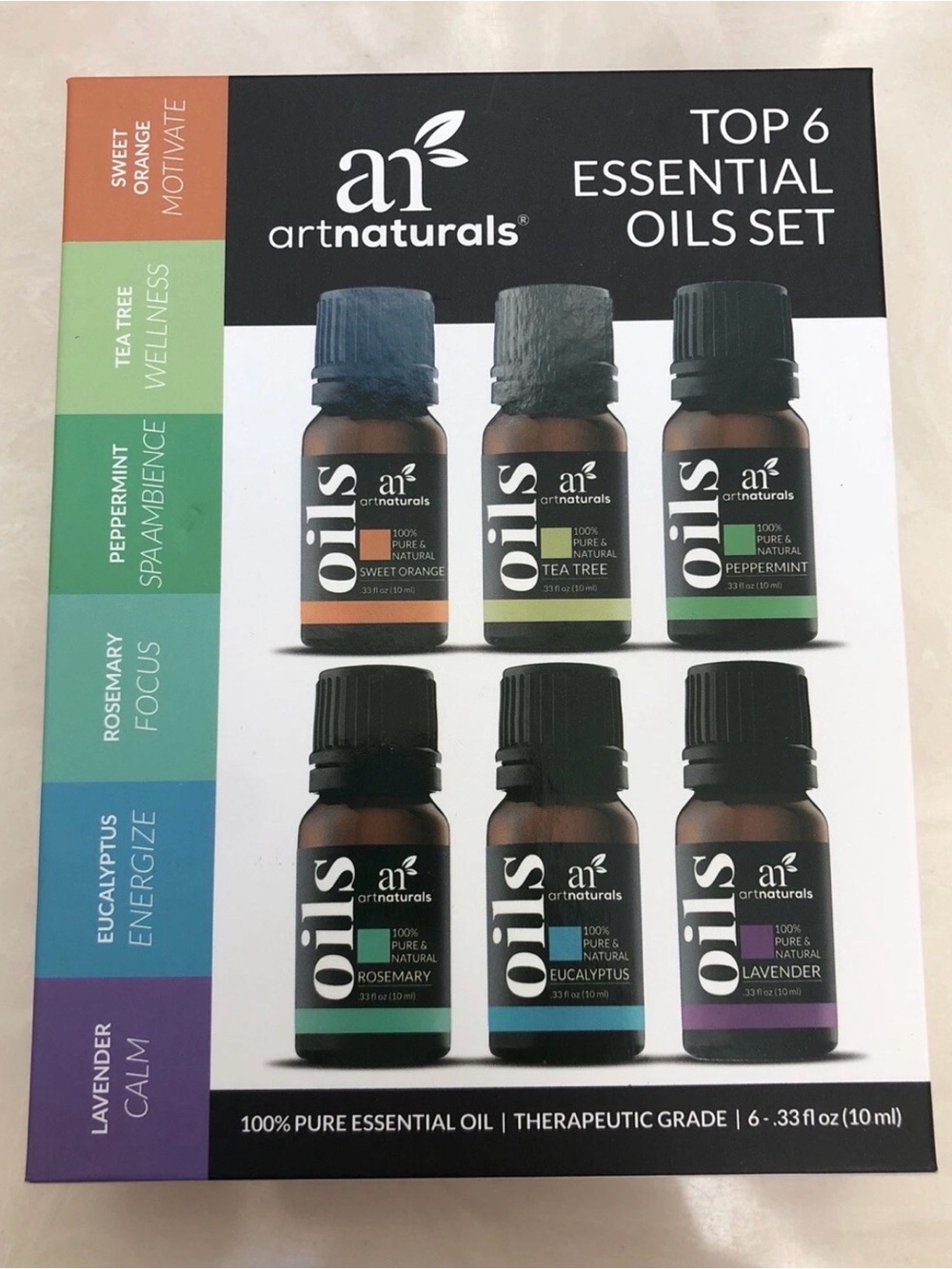 artnaturals Top 6 Essential Oils Set - Multi-Color